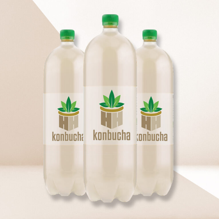 Konbucha z konopného čaju – 2l balenie – fermentovaný nápoj plný živín