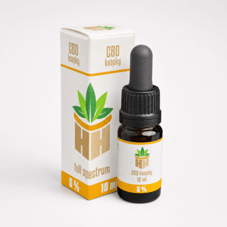 5 % CBD kvapky 10 ml Herbal Heaven – konopné kvapky na podporu pohody a spánk
