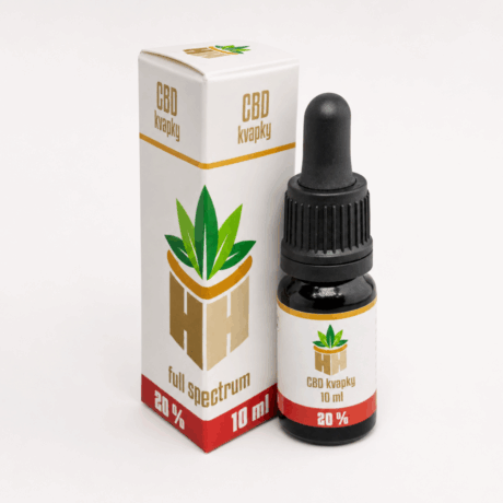 Konopné kvapky 20 % CBD 10 ml Herbal Heaven